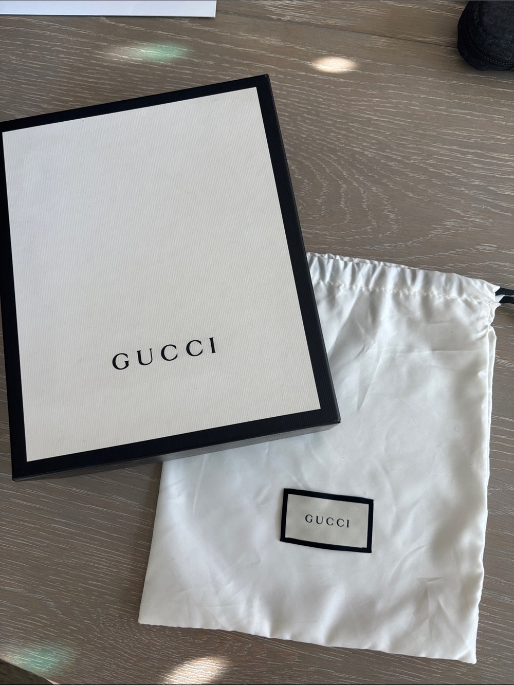 Gucci Box and Dust Bag